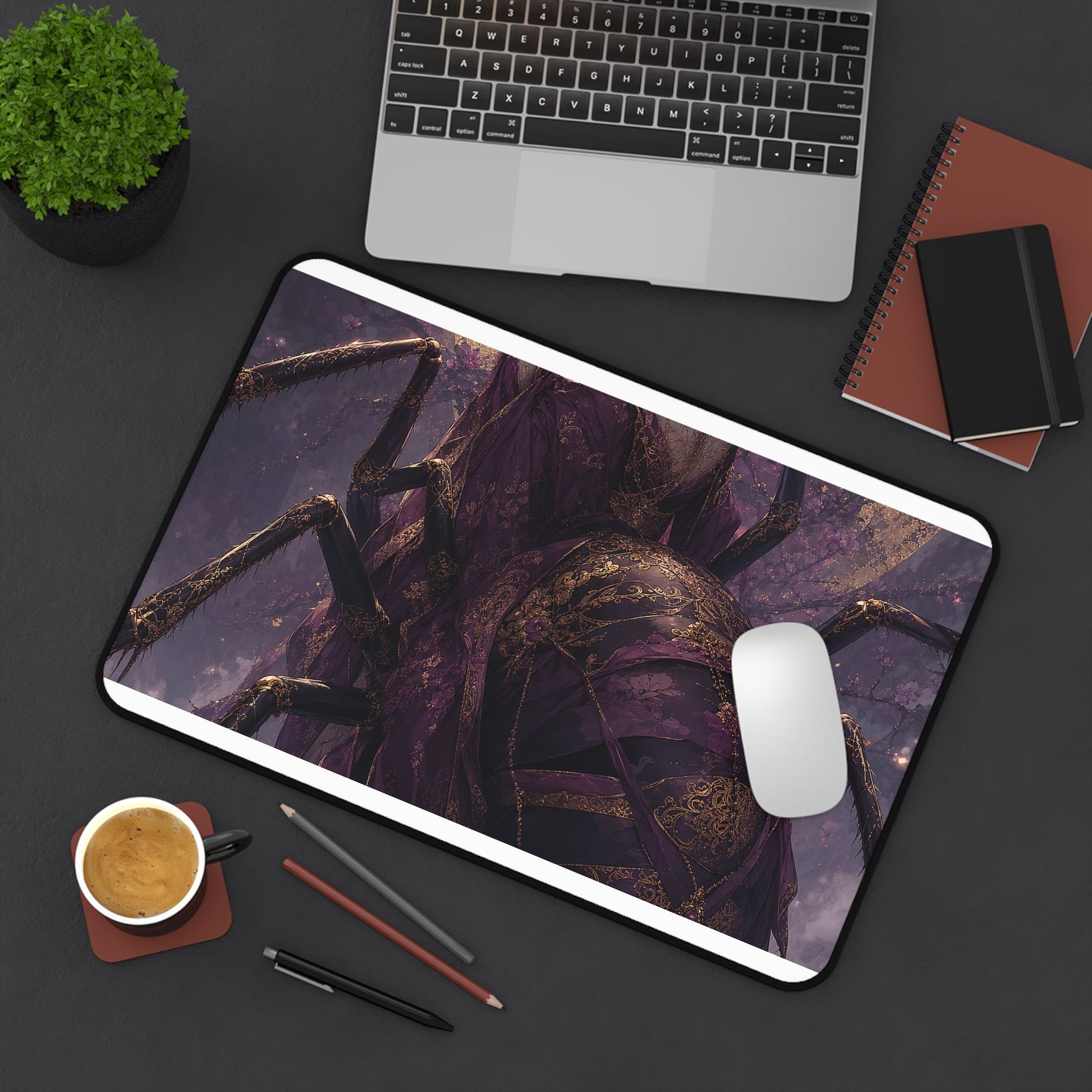 Jorogomi Spider Woman - Japanese Mythology Gaming Desk Mat - Moikas