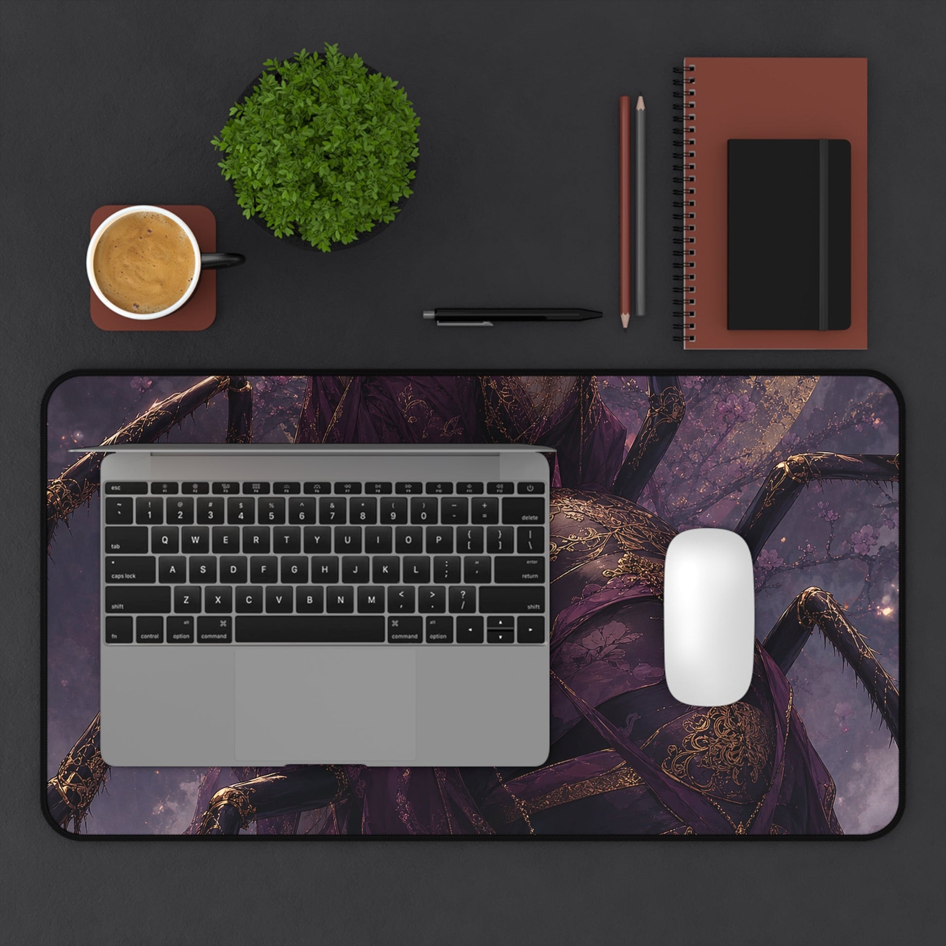 Jorogomi Spider Woman - Japanese Mythology Gaming Desk Mat - Moikas