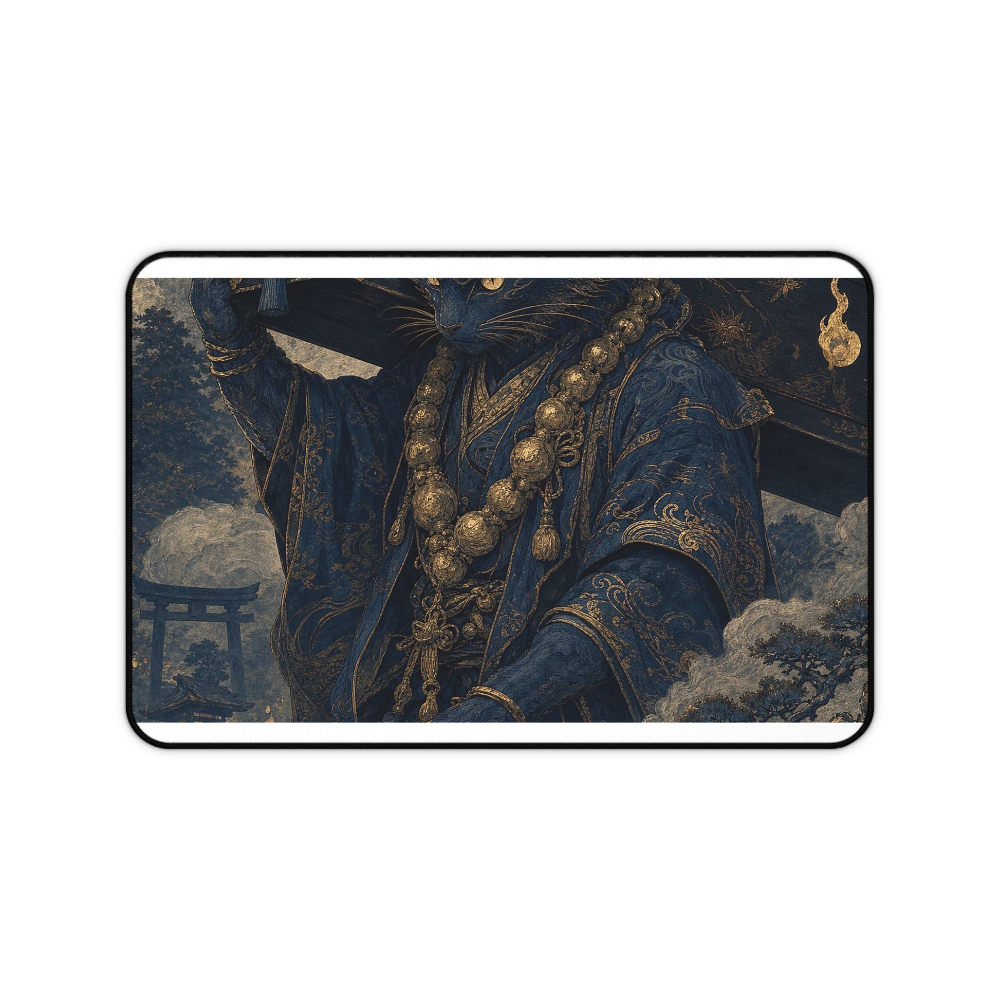 Kashcat Demon Carrying Coffin - Japanese Mythology Gaming Desk Mat - Moikas