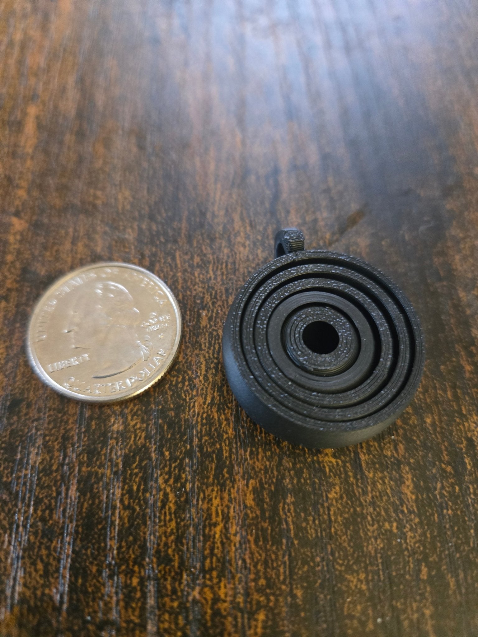 Mini Gyro Fidget Keychain - 5 Ring Pocket Sensory Toy, 3D Printed EDC Stress Relief - Moikas