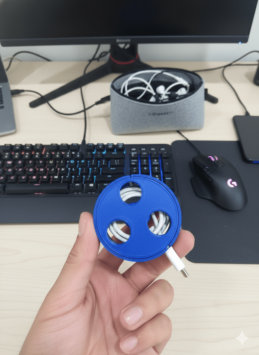 Minimalist EDC Cable Organizer – Compact & Functional - Moikas