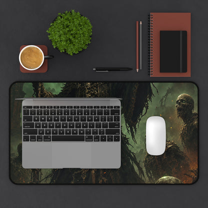 Necromancer Raising The Dead - Dark Fantasy Gaming Desk Mat - Moikas