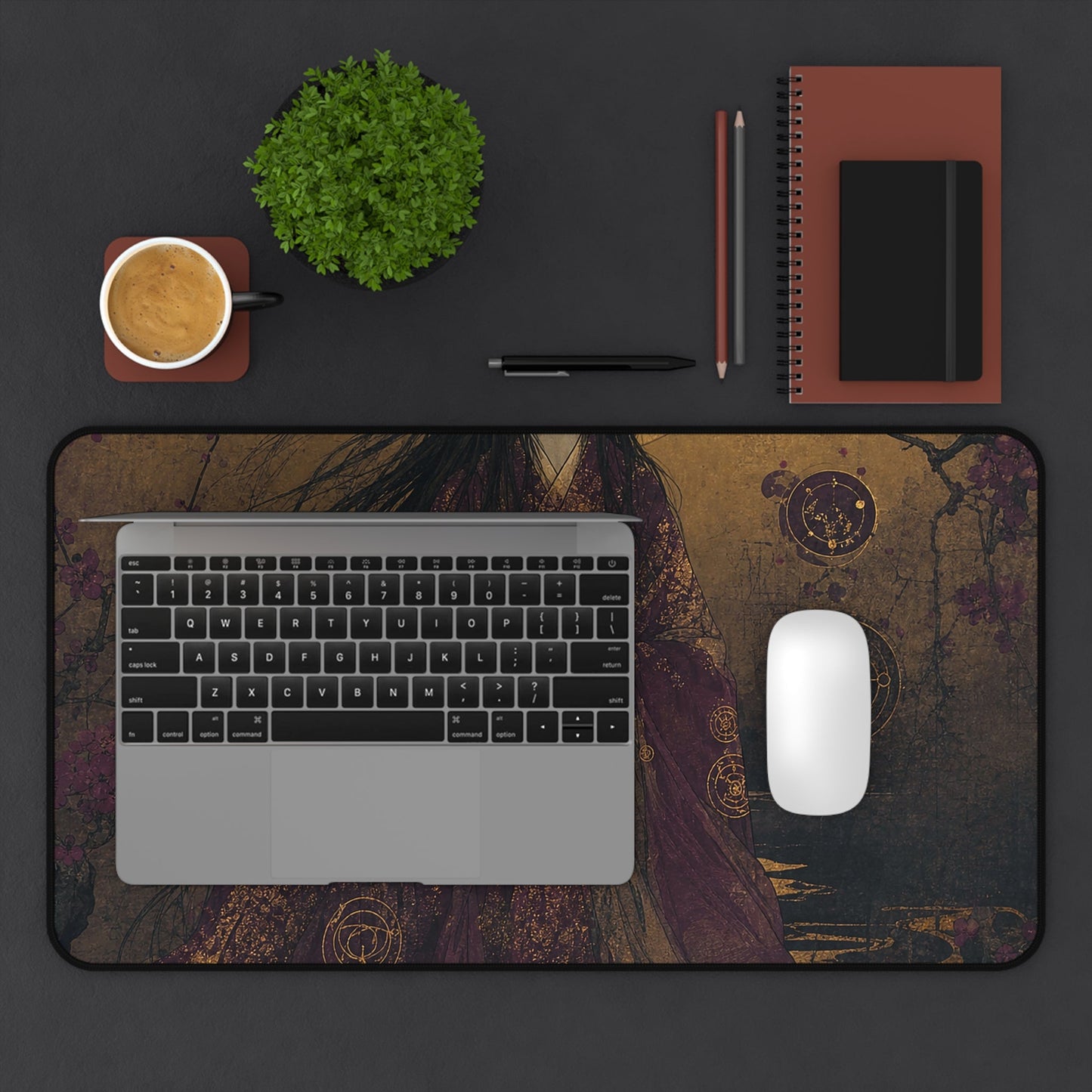 Nopperbo Faceless Ghost - Japanese Mythology Gaming Desk Mat - Moikas