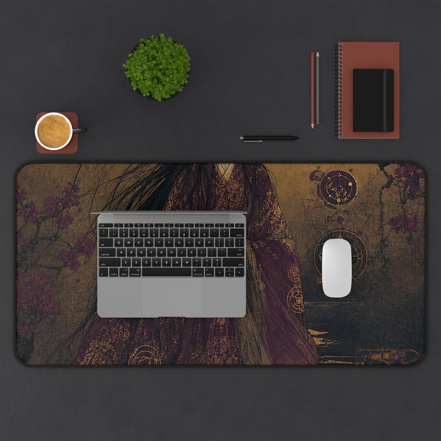 Nopperbo Faceless Ghost - Japanese Mythology Gaming Desk Mat - Moikas