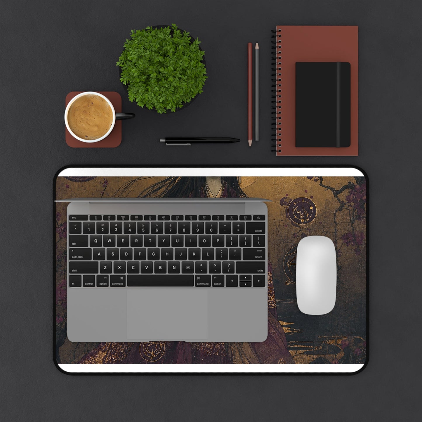 Nopperbo Faceless Ghost - Japanese Mythology Gaming Desk Mat - Moikas