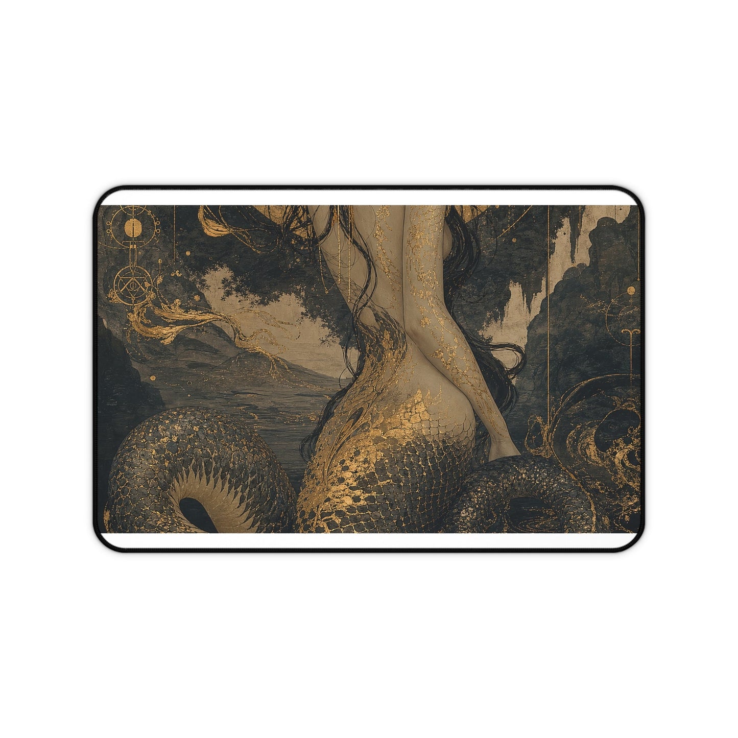 Nure Onnsnake Woman - Japanese Mythology Gaming Desk Mat - Moikas