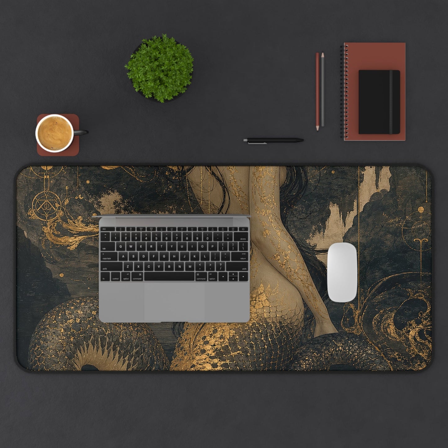 Nure Onnsnake Woman - Japanese Mythology Gaming Desk Mat - Moikas