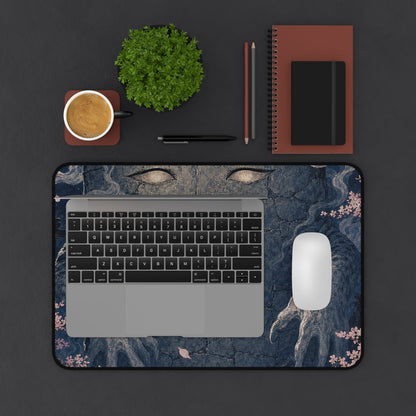 Nurikabe Wall Spirit Blocking Path - Japanese Mythology Gaming Desk Mat - Moikas