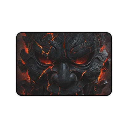 Oni Mask Cracking With Lavunderneath - Sudoni Brand Gaming Desk Mat - Moikas