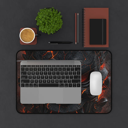 Oni Mask Cracking With Lavunderneath - Sudoni Brand Gaming Desk Mat - Moikas