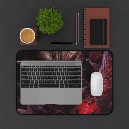 Oni Mask With Koi Fish - Sudoni Brand Gaming Desk Mat - Moikas