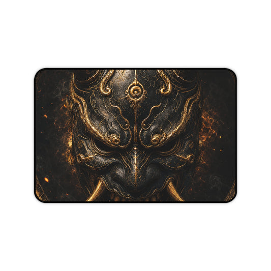Oni Mask With Ouroboros - Sudoni Brand Gaming Desk Mat - Moikas