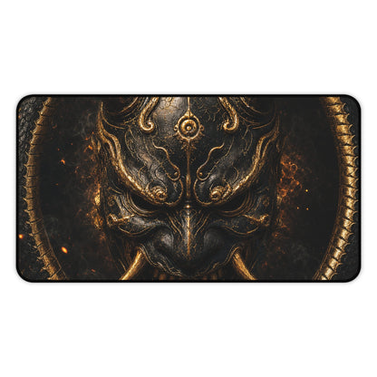 Oni Mask With Ouroboros - Sudoni Brand Gaming Desk Mat - Moikas