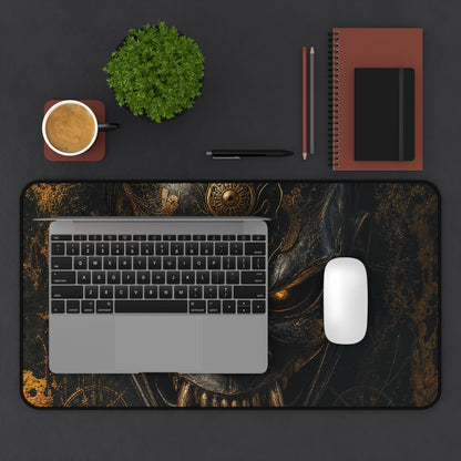 Oni Mask With Spider Web - Sudoni Brand Gaming Desk Mat - Moikas