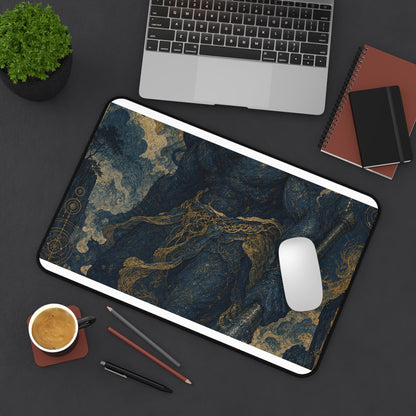 Oni With Iron Club - Japanese Mythology Gaming Desk Mat - Moikas