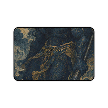 Oni With Iron Club - Japanese Mythology Gaming Desk Mat - Moikas