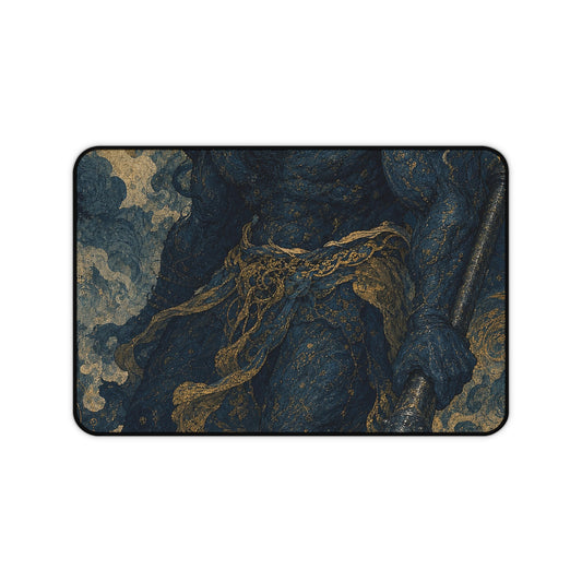 Oni With Iron Club - Japanese Mythology Gaming Desk Mat - Moikas