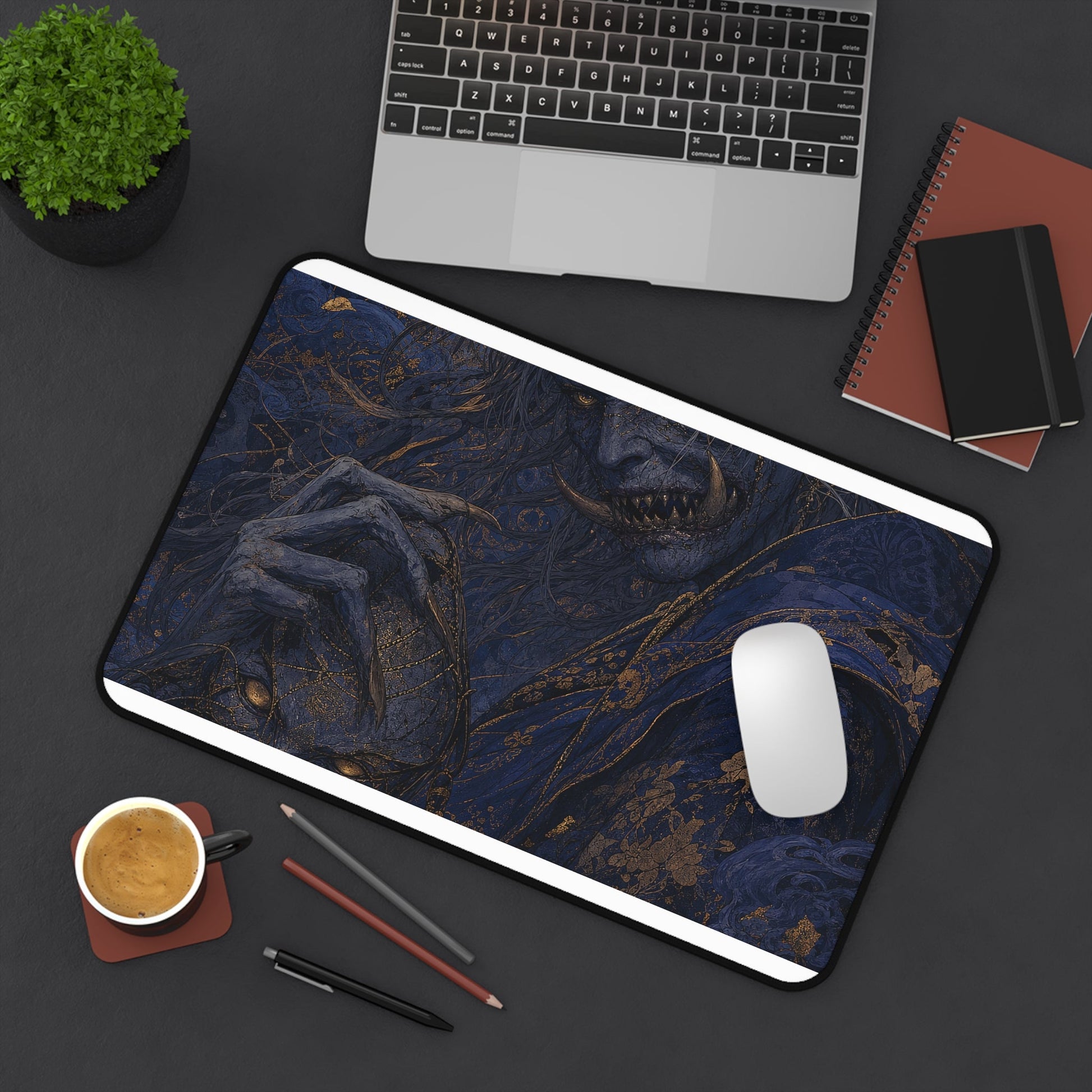 Onibabdemon Hag - Japanese Mythology Gaming Desk Mat - Moikas