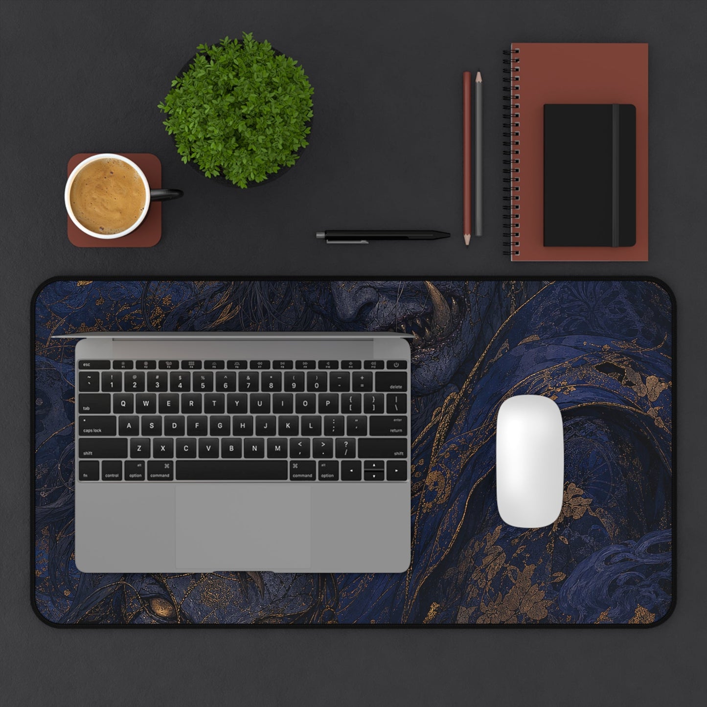 Onibabdemon Hag - Japanese Mythology Gaming Desk Mat - Moikas