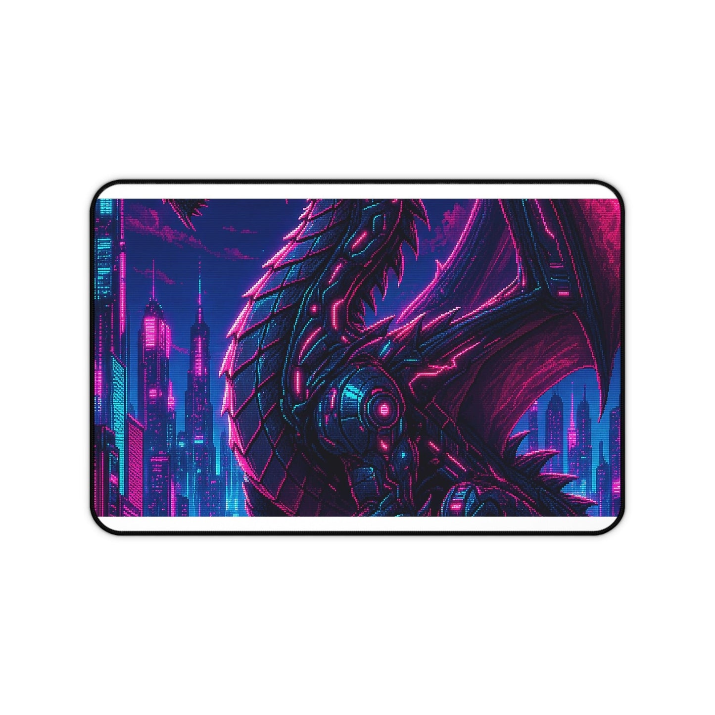 Pixel Art Dragon - Gaming Culture Gaming Desk Mat - Moikas