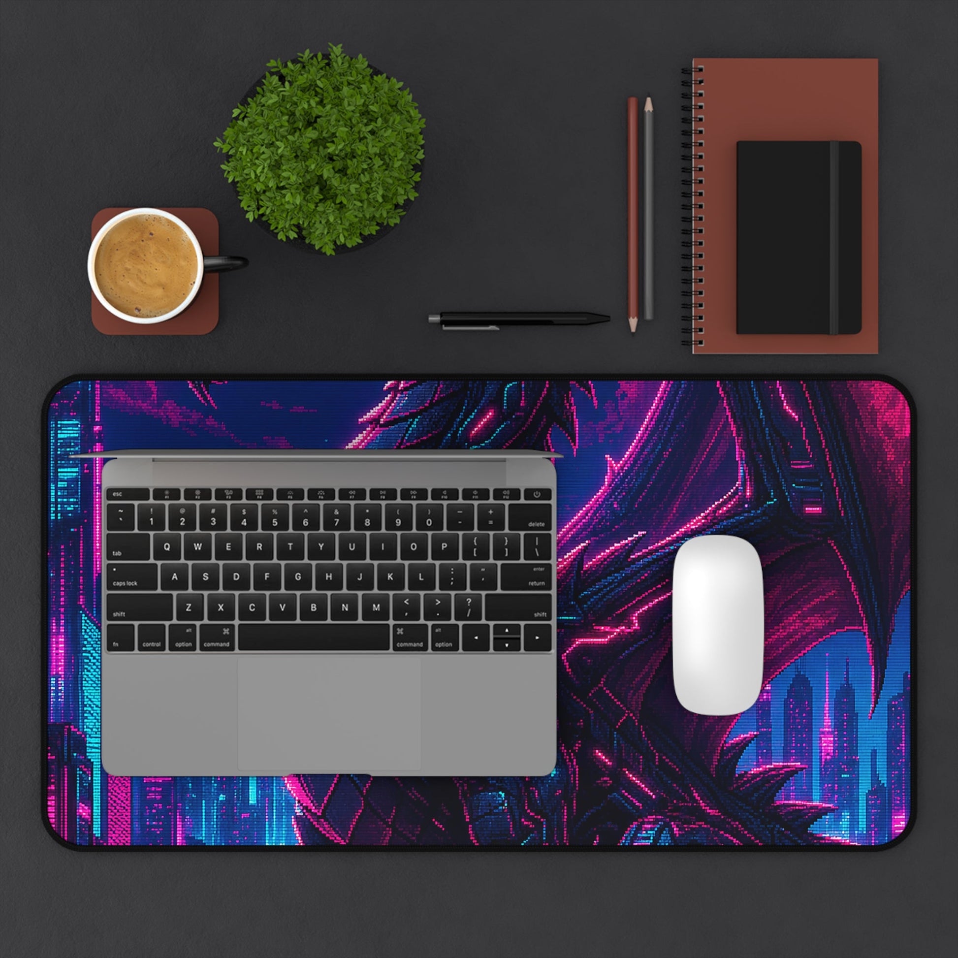 Pixel Art Dragon - Gaming Culture Gaming Desk Mat - Moikas