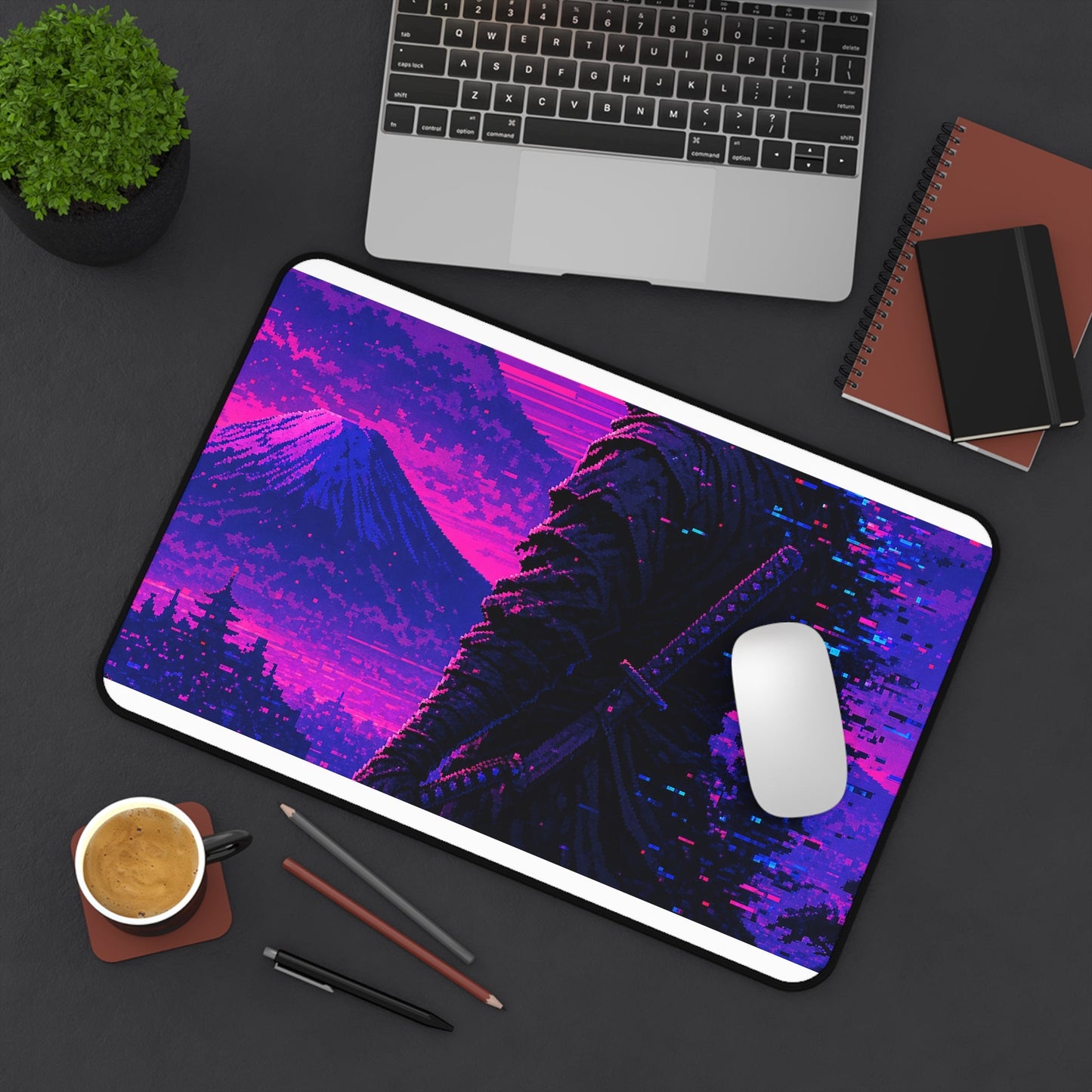 Pixel Art Ninja - Gaming Culture Gaming Desk Mat - Moikas