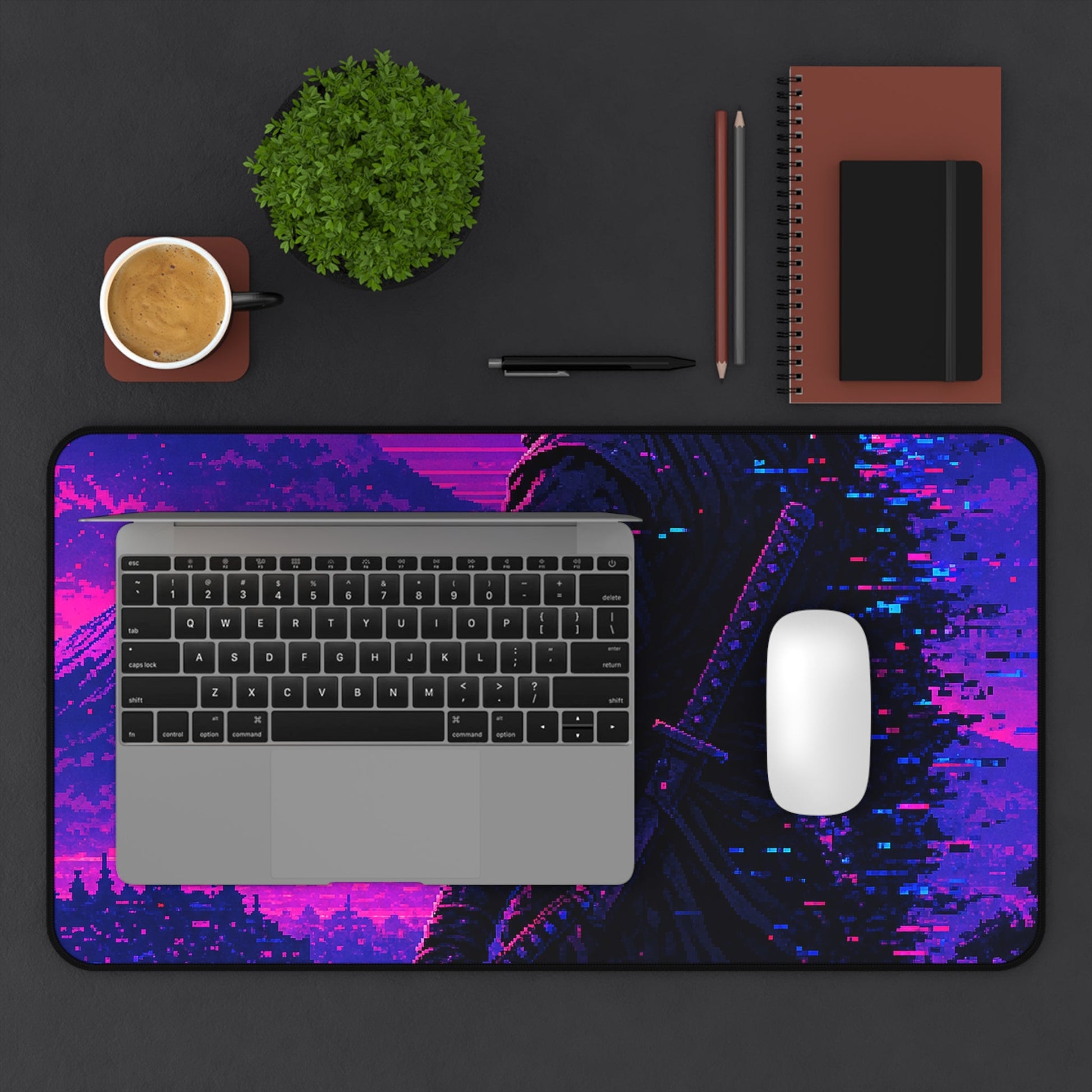 Pixel Art Ninja - Gaming Culture Gaming Desk Mat - Moikas