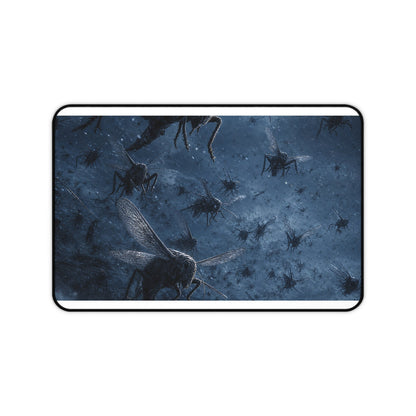 Plague Of Locusts Descending - Dark Fantasy Gaming Desk Mat - Moikas