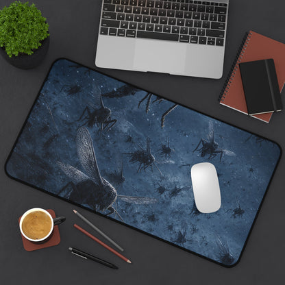 Plague Of Locusts Descending - Dark Fantasy Gaming Desk Mat - Moikas