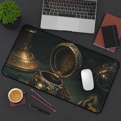 Poison Ring Opened - Dark Academia Gaming Desk Mat - Moikas