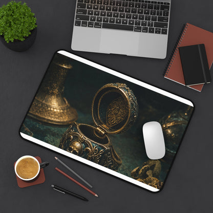 Poison Ring Opened - Dark Academia Gaming Desk Mat - Moikas