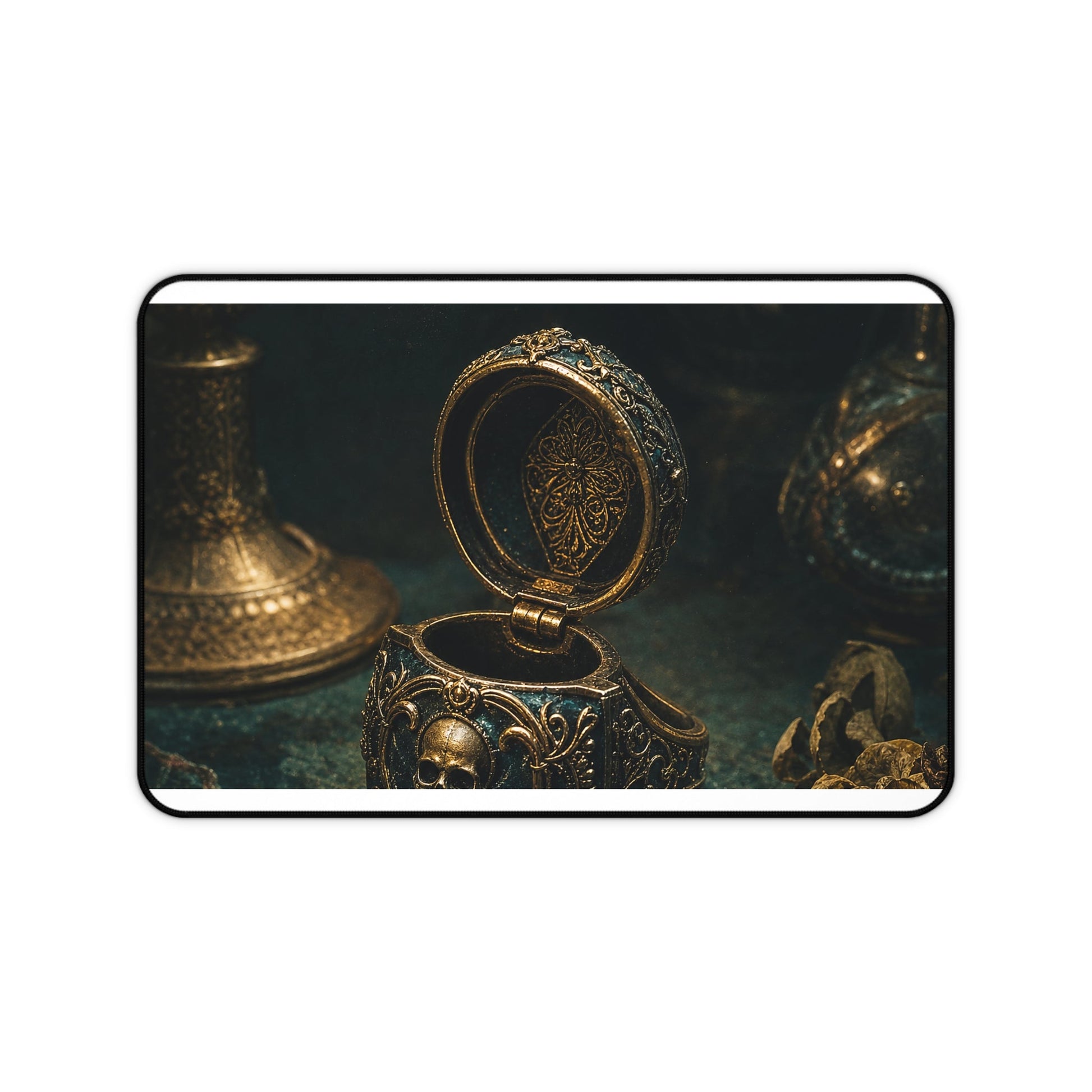 Poison Ring Opened - Dark Academia Gaming Desk Mat - Moikas