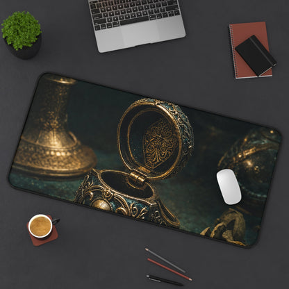 Poison Ring Opened - Dark Academia Gaming Desk Mat - Moikas