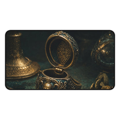 Poison Ring Opened - Dark Academia Gaming Desk Mat - Moikas