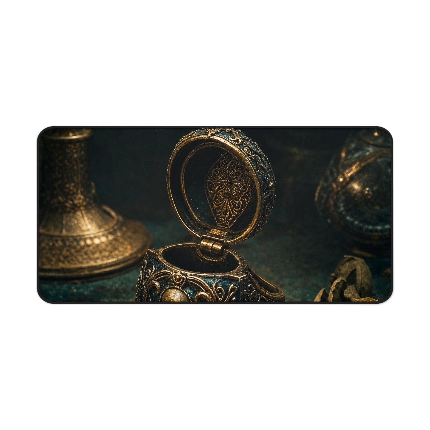 Poison Ring Opened - Dark Academia Gaming Desk Mat - Moikas