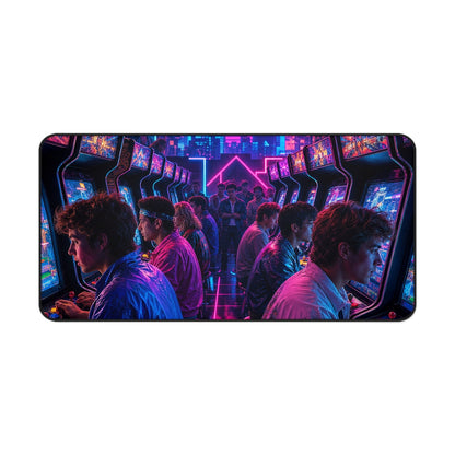 Retro Arcade Tournament - Gaming Culture Gaming Desk Mat - Moikas
