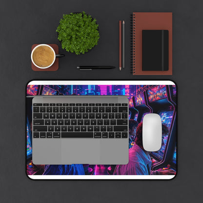 Retro Arcade Tournament - Gaming Culture Gaming Desk Mat - Moikas