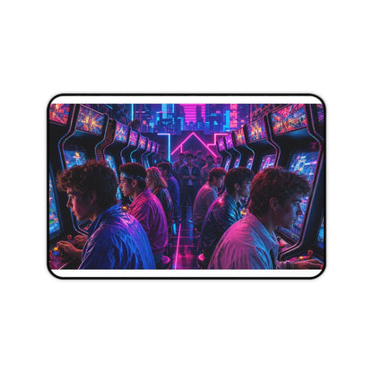 Retro Arcade Tournament - Gaming Culture Gaming Desk Mat - Moikas