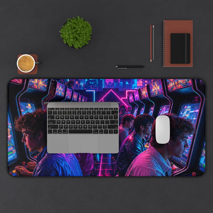 Retro Arcade Tournament - Gaming Culture Gaming Desk Mat - Moikas