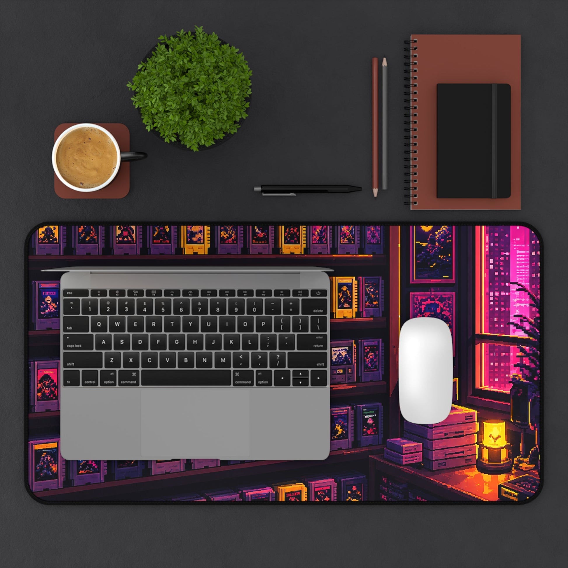 Retro Game Cartridge Collection - Gaming Culture Gaming Desk Mat - Moikas