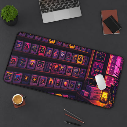 Retro Game Cartridge Collection - Gaming Culture Gaming Desk Mat - Moikas