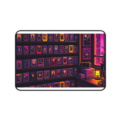 Retro Game Cartridge Collection - Gaming Culture Gaming Desk Mat - Moikas