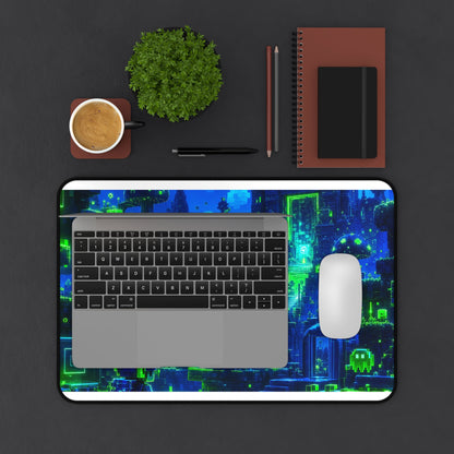 Retro Game World Coming To Life - Gaming Culture Gaming Desk Mat - Moikas