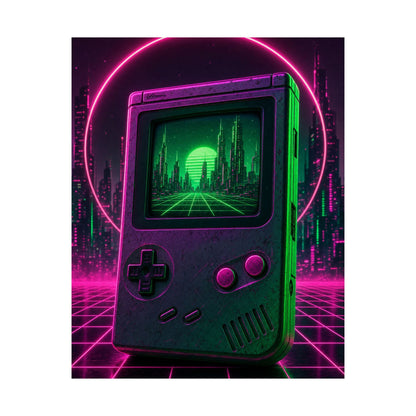 Retro Handheld Console - Gaming Culture Art Print (Matte Poster) - Moikas