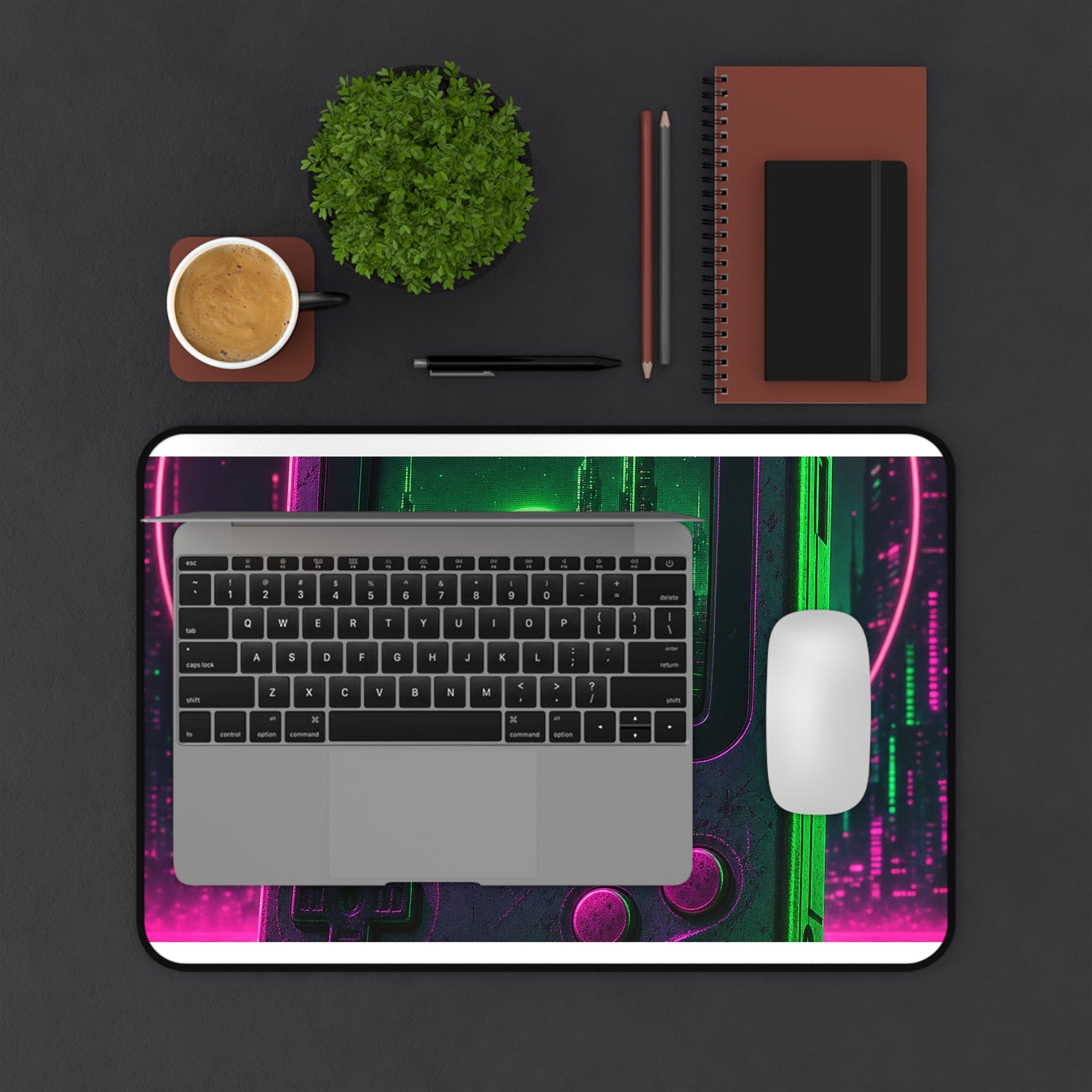 Retro Handheld Console - Gaming Culture Gaming Desk Mat - Moikas
