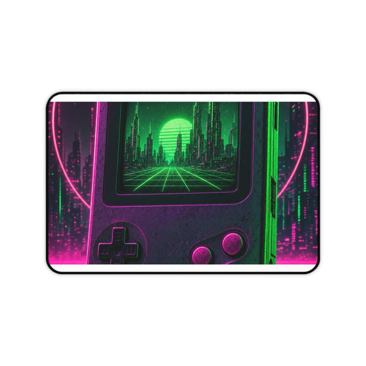 Retro Handheld Console - Gaming Culture Gaming Desk Mat - Moikas