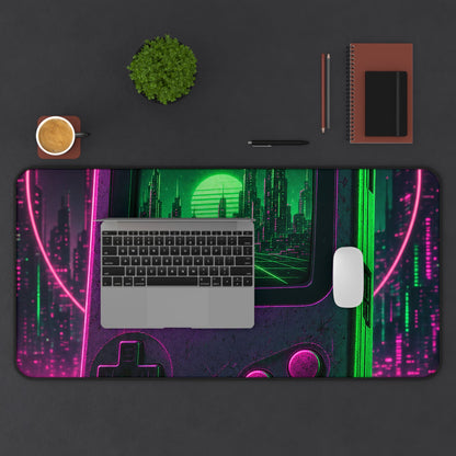 Retro Handheld Console - Gaming Culture Gaming Desk Mat - Moikas