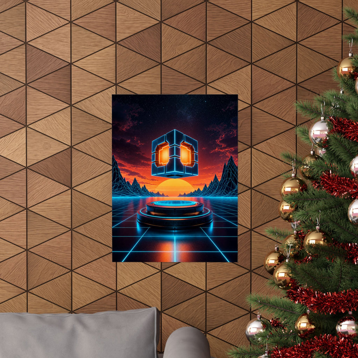 Retro Power-Up Floating - Gaming Culture Art Print (Matte Poster) - Moikas