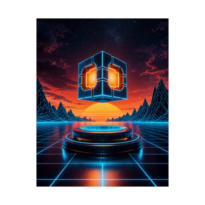 Retro Power-Up Floating - Gaming Culture Art Print (Matte Poster) - Moikas