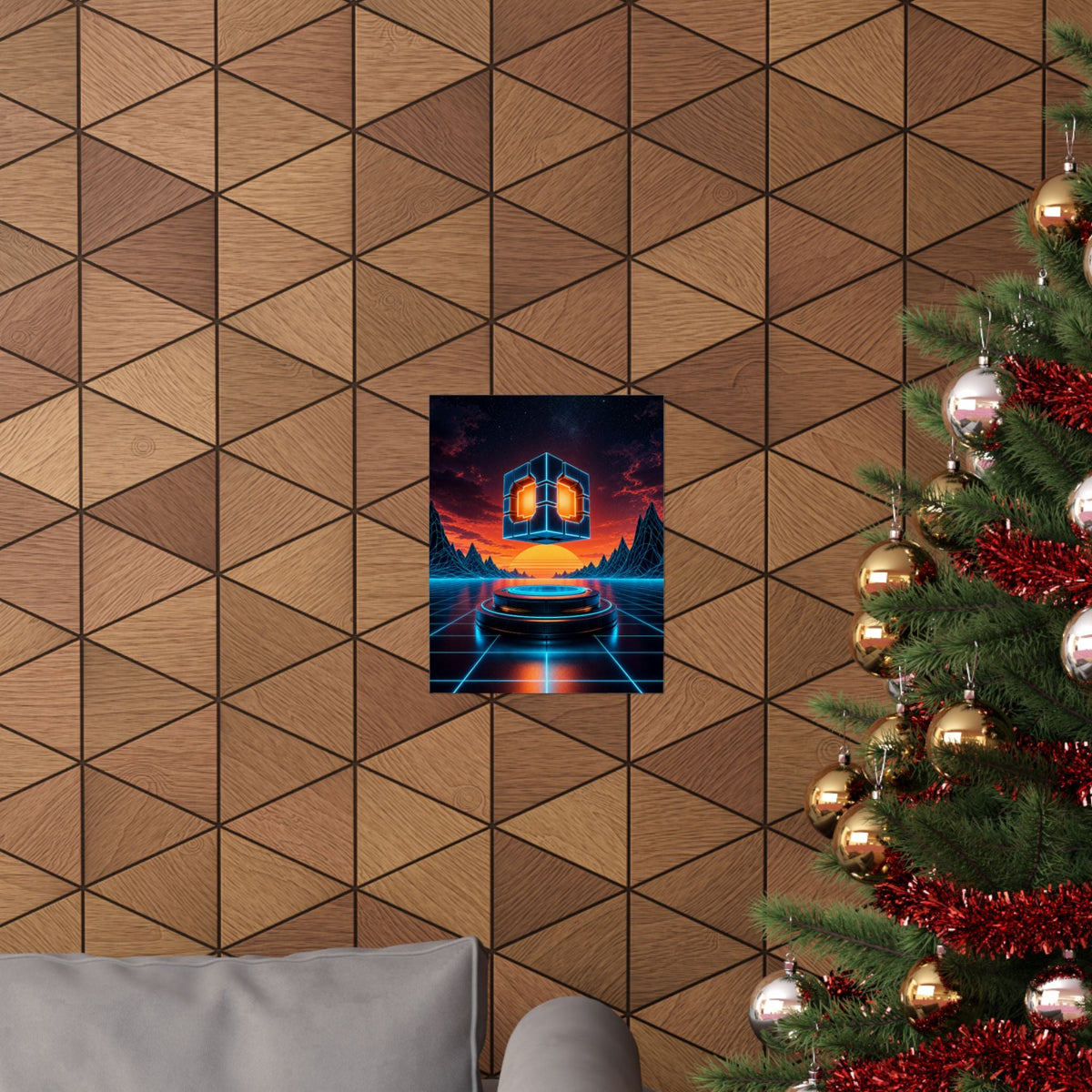 Retro Power-Up Floating - Gaming Culture Art Print (Matte Poster) - Moikas
